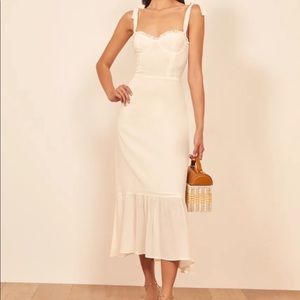 Ivory Reformation Nikita Dress